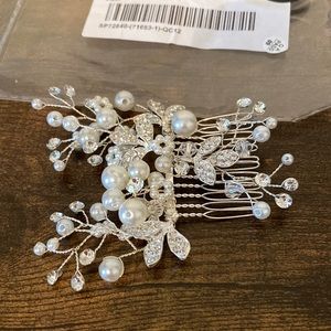NWT Azazie Pearl Baby’s Breath Comb for Bride